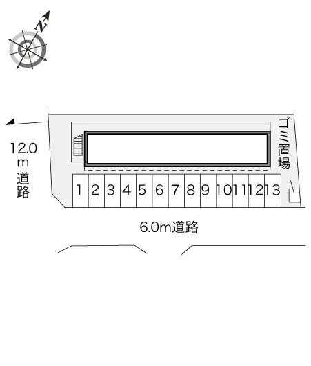 ★手数料０円★入間市久保稲荷１丁目　月極駐車場（LP）